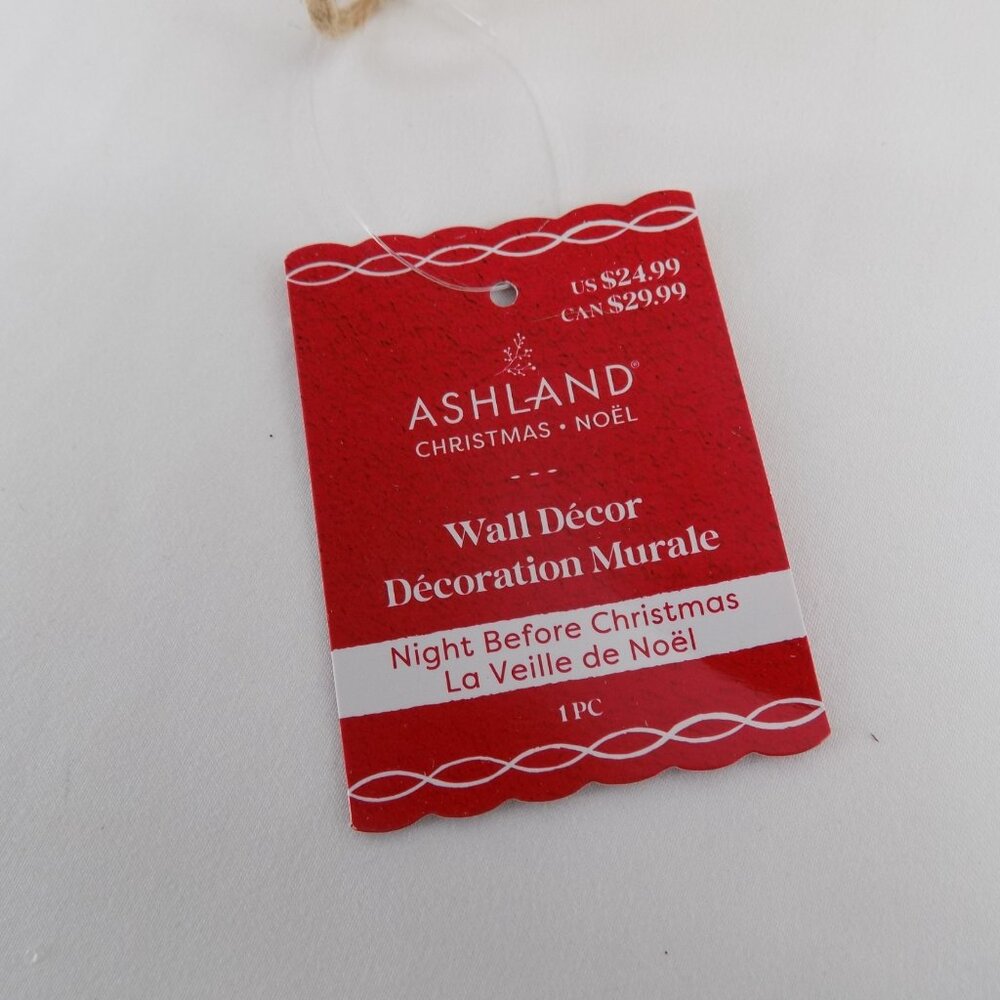 Ashland Gold Tone Metal Jingle Bell Night Before Christmas Hanging Standing Bow - Picture 4 of 5